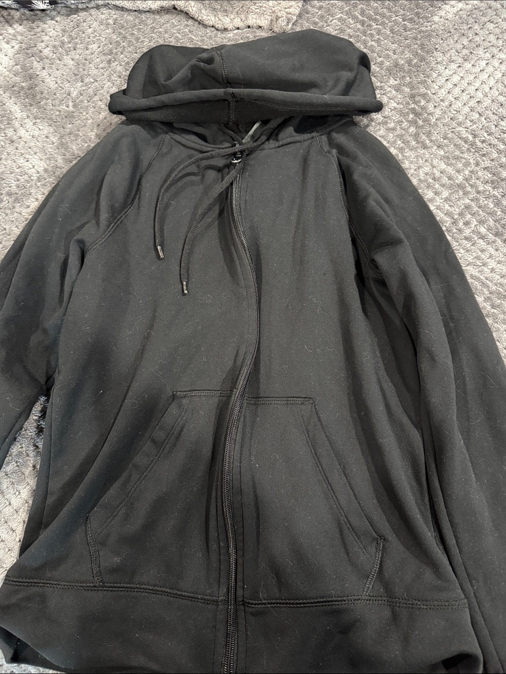 Champion Black Full-Zip Hooded Sweatshirt for Women
